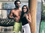 Varun Dhawan with Natasha Dalal. Varun Dhawan with Natasha Dalal.