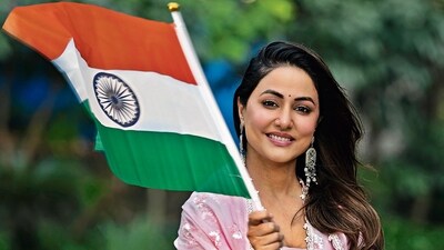 Hina Khan posing exclusively for HT City. Photo Satish Bate/HT Hina Khan posing exclusively for HT City. Photo Satish Bate/HT