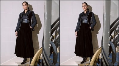 Sonam's entire look was sourced from the shelves of luxury fashion brand Dior, while her styling was expertly done by celebrity fashion stylist Nikhil Mansata, making her look a complete showstopper. (Instagram/@sonamkapoor) Sonam's entire look was sourced from the shelves of luxury fashion brand Dior, while her styling was expertly done by celebrity fashion stylist Nikhil Mansata, making her look a complete showstopper. (Instagram/@sonamkapoor)