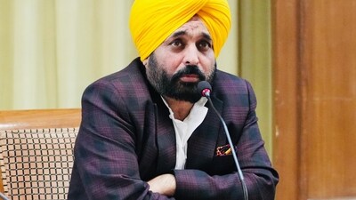 AAP is not with the Congress in Punjab, Bhagwant Mann said. AAP is not with the Congress in Punjab, Bhagwant Mann said.