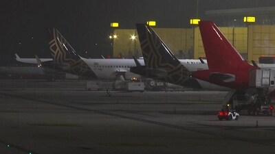A view of shallow fog at IGI airport, in New Delhi (ANI) A view of shallow fog at IGI airport, in New Delhi (ANI)