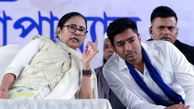 West Bengal Chief Minister Mamata Banerjee with Trinamool Congress General Secretary Abhishek Banerjee. (ANI file photo) West Bengal Chief Minister Mamata Banerjee with Trinamool Congress General Secretary Abhishek Banerjee. (ANI file photo)