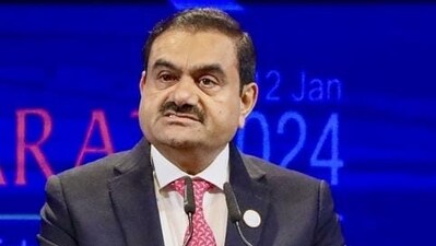 Adani Group chairman Gautam Adani at the Vibrant Gujarat Global Summit in Gandhinagar. Adani Group chairman Gautam Adani at the Vibrant Gujarat Global Summit in Gandhinagar.