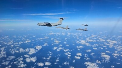 The exercise took place in the Indian FIR (Flight Information Regions) and with IAF aircraft operated from several bases in India. (X/@IAF_MCC) The exercise took place in the Indian FIR (Flight Information Regions) and with IAF aircraft operated from several bases in India. (X/@IAF_MCC)