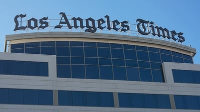 The Los Angeles Times newspaper headquarters is located in El Segundo, Calif., Tuesday, Jan. 23, 2024. (AP) The Los Angeles Times newspaper headquarters is located in El Segundo, Calif., Tuesday, Jan. 23, 2024. (AP)