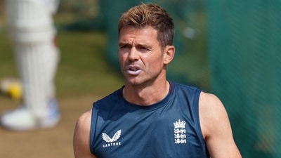 Hyderabad: England's James Anderson during a practice session ahead of the first test cricket match between India and England (PTI) Hyderabad: England's James Anderson during a practice session ahead of the first test cricket match between India and England (PTI)