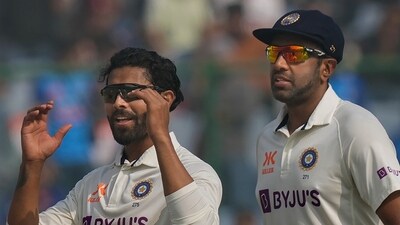 Ravindra Jadeja and R Ashwin (PTI) Ravindra Jadeja and R Ashwin (PTI)