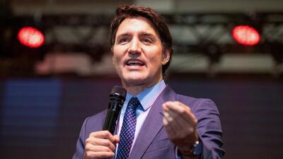 Prime Minister Justin Trudeau speaks on stage during a Tamil Heritage Month event in Laval, Quebec, Canada , on January 21. (REUTERS) Prime Minister Justin Trudeau speaks on stage during a Tamil Heritage Month event in Laval, Quebec, Canada , on January 21. (REUTERS)
