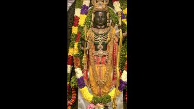 Ram Lalla idol in Ayodhya (sourced) Ram Lalla idol in Ayodhya (sourced)