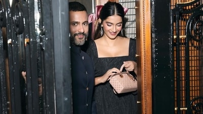 Sonam also shared a candid picture on her Instagram Stories and wrote for Anand, “I'm always smiling when I am with you.” The couple looked good together in the pictures. Sonam also shared a candid picture on her Instagram Stories and wrote for Anand, “I'm always smiling when I am with you.” The couple looked good together in the pictures. 