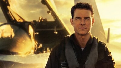 Tom Cruise in a still from the 2022 film Top Gun: Maverick. Tom Cruise in a still from the 2022 film Top Gun: Maverick.