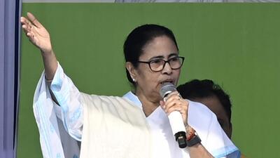 West Bengal chief minister Mamata Banerjee in Kolkata on Tuesday. (Samir Jana/ HT Photo)