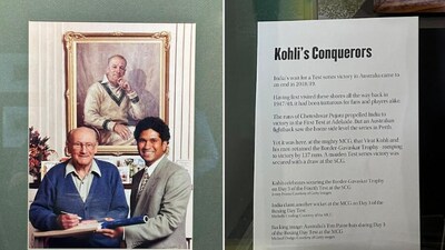Like Tendulkar, the legend of Virat Kohli too has grown exponentially in Australia. (Aditya Bhattacharya/HT) Like Tendulkar, the legend of Virat Kohli too has grown exponentially in Australia. (Aditya Bhattacharya/HT)