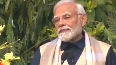 PM Modi speaks to NCC, NSS cadres at his residence in Delhi (ANI) PM Modi speaks to NCC, NSS cadres at his residence in Delhi (ANI)