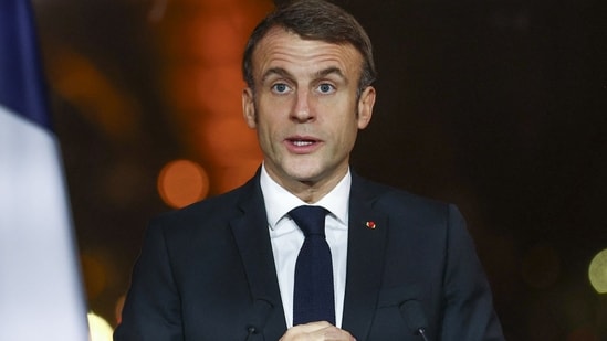 French President Emmanuel Macron (AFP)