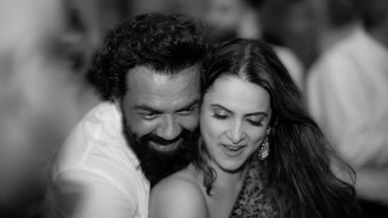 Bobby Deol shared a romantic picture of him and Tanya Deol.
