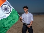 Actor Tiger Shroff poses exclusively for HT City on the occasion of the 75th Republic Day of India. (Photo: Satish Bate/ HT)