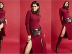 Kriti Sanon is currently busy promoting her upcoming film Teri Baaton Mein Aisa Uljha Jiya and her stunning promotional looks are turning heads on social media. Just a day back, Kriti wowed in stylish denim on denim ensemble and this time a trendy red dress, the actress is showcasing her fashion finesse. Whether it's an ethnic saree or a chic pantsuit, Kriti can pull off any look to perfection. The stylish diva is quite active on social media and her glam Insta-diaries filled with fashion-forward looks are a treasure trove of style inspiration for all her followers. Her latest appearance in red is no exception and is sure to steal your heart. Scroll down to take notes.(Instagram/@kritisanon)
