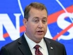 Arizona Republican Party Chairman Jeff DeWit has resigned after he could be heard in a leaked recording offering a job and asking U.S. Senate candidate Kari Lake to name a price that would keep her out of politics. (Bill Ingalls/NASA via AP, File)