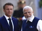 French President Emmanuel Macron and Prime Minister Narendra Modi. French President Emmanuel Macron and Prime Minister Narendra Modi.