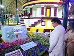 Karnataka Minister for Large and Medium Industries MB Patil on Tuesday paid a visit to the Republic Day Flower Show at Lalbagh. Karnataka Minister for Large and Medium Industries MB Patil on Tuesday paid a visit to the Republic Day Flower Show at Lalbagh.