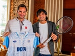 India's Olympic and world champion thrower Neeraj Chopra meets tennis legend Roger Federer in Zurich India's Olympic and world champion thrower Neeraj Chopra meets tennis legend Roger Federer in Zurich