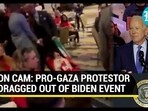 Biden heckled Biden heckled