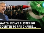 WATCH INDIA'S BLISTERING COUNTER TO PAK CHARGE... WATCH INDIA'S BLISTERING COUNTER TO PAK CHARGE...