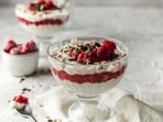 Rasberry oat parfait(instagram)