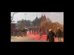 Snapshot of the woman contingent practising for Republic Day Parade. Snapshot of the woman contingent practising for Republic Day Parade.