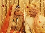 Soha Ali Khan and Kunal Kemmu at their wedding