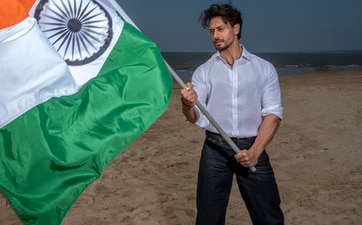 Actor Tiger Shroff poses exclusively for HT City on the occasion of the 75th Republic Day of India. (Photo: Satish Bate/ HT) Actor Tiger Shroff poses exclusively for HT City on the occasion of the 75th Republic Day of India. (Photo: Satish Bate/ HT)