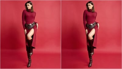 On Wednesday, Kriti gave her followers a mid-week treat as the actress took to Instagram and uploaded a series of stunning pictures accompanied by the caption, "Dress code : Gulaab". Her post quickly went viral on social media, garnering more than 400k likes and several comments from fans who couldn't stop gushing over her look. (Instagram/@kritisanon) On Wednesday, Kriti gave her followers a mid-week treat as the actress took to Instagram and uploaded a series of stunning pictures accompanied by the caption, "Dress code : Gulaab". Her post quickly went viral on social media, garnering more than 400k likes and several comments from fans who couldn't stop gushing over her look. (Instagram/@kritisanon)