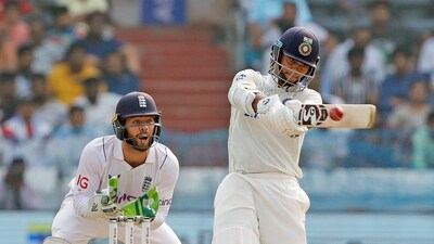 ndia's Yashasvi Jaiswal plays a shot during Day 1 of 1st Test match against England, at Rajiv Gandhi International Stadium in Hyderabad (BCCI-X) ndia's Yashasvi Jaiswal plays a shot during Day 1 of 1st Test match against England, at Rajiv Gandhi International Stadium in Hyderabad (BCCI-X)