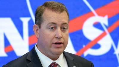 Arizona Republican Party Chairman Jeff DeWit has resigned after he could be heard in a leaked recording offering a job and asking U.S. Senate candidate Kari Lake to name a price that would keep her out of politics. (Bill Ingalls/NASA via AP, File) (AP) Arizona Republican Party Chairman Jeff DeWit has resigned after he could be heard in a leaked recording offering a job and asking U.S. Senate candidate Kari Lake to name a price that would keep her out of politics. (Bill Ingalls/NASA via AP, File) (AP)