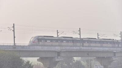 Officials of the NCR planning cell have been asked to conduct a feasibility study of extending the 82km long RRTS project up to Muzaffarnagar. It is presently scheduled to end in Meerut, said officials. (Shakib Ali/HT Photo)