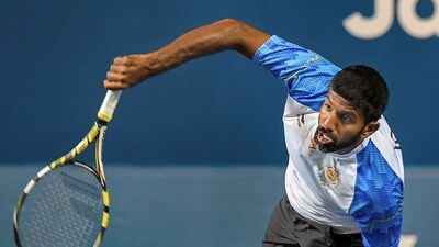 Rohan Bopanna at the 18th Asian Games, in Palembang (PTI) Rohan Bopanna at the 18th Asian Games, in Palembang (PTI)