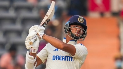 India's batter Yashasvi Jaiswal plays a shot during the first day of first test match between India and England (PTI) India's batter Yashasvi Jaiswal plays a shot during the first day of first test match between India and England (PTI)