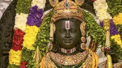 Ram Lalla idol in Ayodhya (sourced) Ram Lalla idol in Ayodhya (sourced)