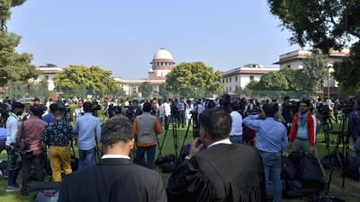 The bench, on its part, stayed further investigation in the case against the arrested ED officer for the time being. (AP) The bench, on its part, stayed further investigation in the case against the arrested ED officer for the time being. (AP)