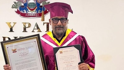 Vivek Agnihotri on honorary doctorate Vivek Agnihotri on honorary doctorate