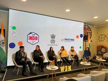 In collaboration with Invest India, the second panel explored sustainability, innovation, and leadership In collaboration with Invest India, the second panel explored sustainability, innovation, and leadership