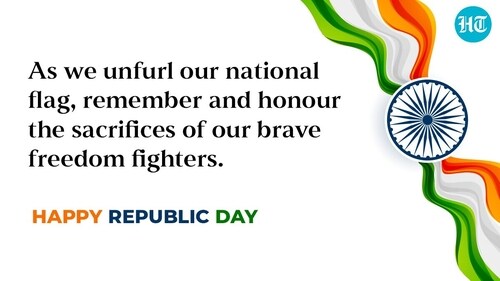 The day commemorates the adoption of the Constitution of India on January 26, 1950. (HT Photo) The day commemorates the adoption of the Constitution of India on January 26, 1950. (HT Photo)