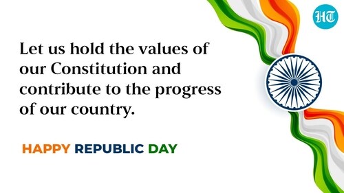 On Republic Day, the Constitution of India came into effect. (HT Photo) On Republic Day, the Constitution of India came into effect. (HT Photo)
