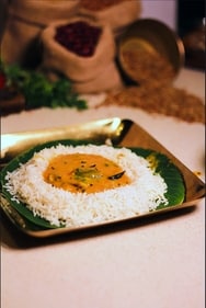 Andra Style Dal Pappu with rice Andra Style Dal Pappu with rice