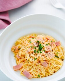 Carbonara ramen (Instagram) Carbonara ramen (Instagram)