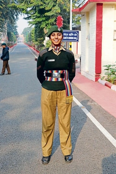 Aarushi Sharma, a final-year student at Mata Sundri College for Women. (Photo: Dhruv Sethi/HT)
