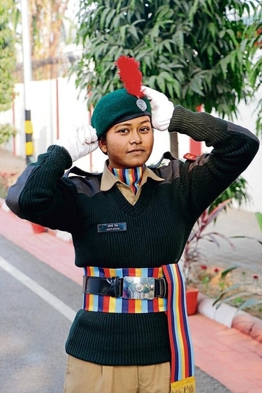 Aditi Singh, final-year student of BA (Prog) at Miranda House. (Photo: Dhruv Sethi/HT)