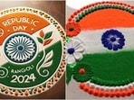 Republic Day 2024 easy to make Rangoli ideas to try at home. (Pinterest)
