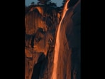 Snapshot of Yosemite Firefall. 